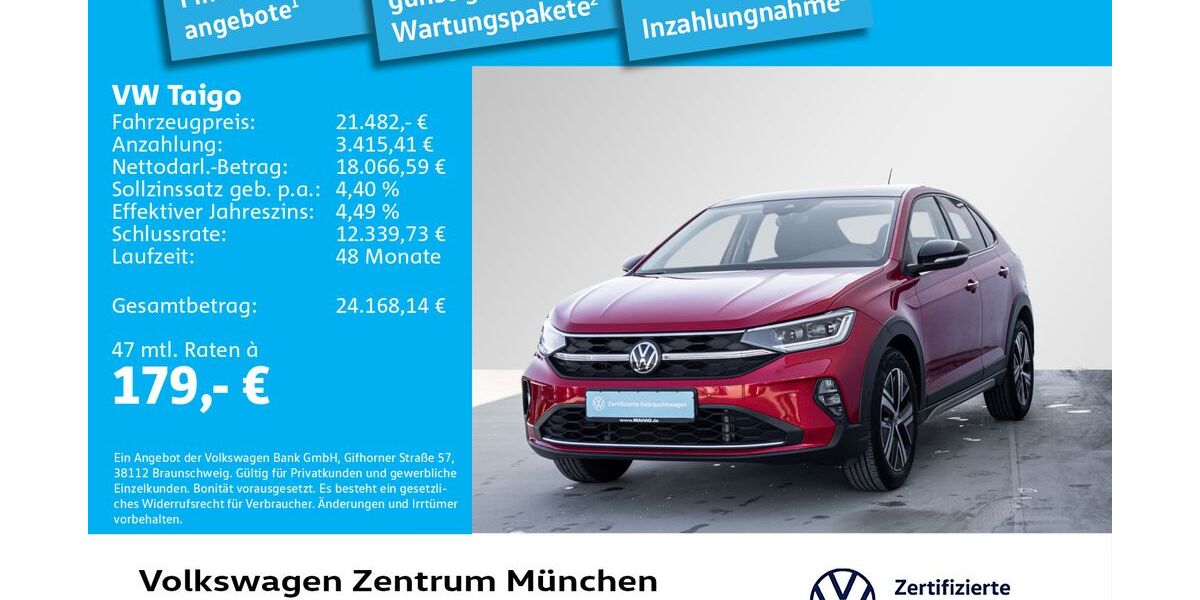 VW Taigo 52.555 km 20.484 &euro; München 80687