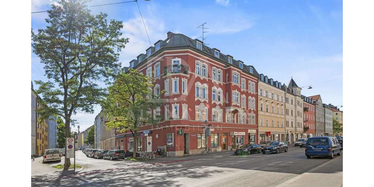 Etagenwohnung München Au-Haidhausen - 1 Zimmer, 43 m&sup2;, 360.000&euro; | Angebot:26309153