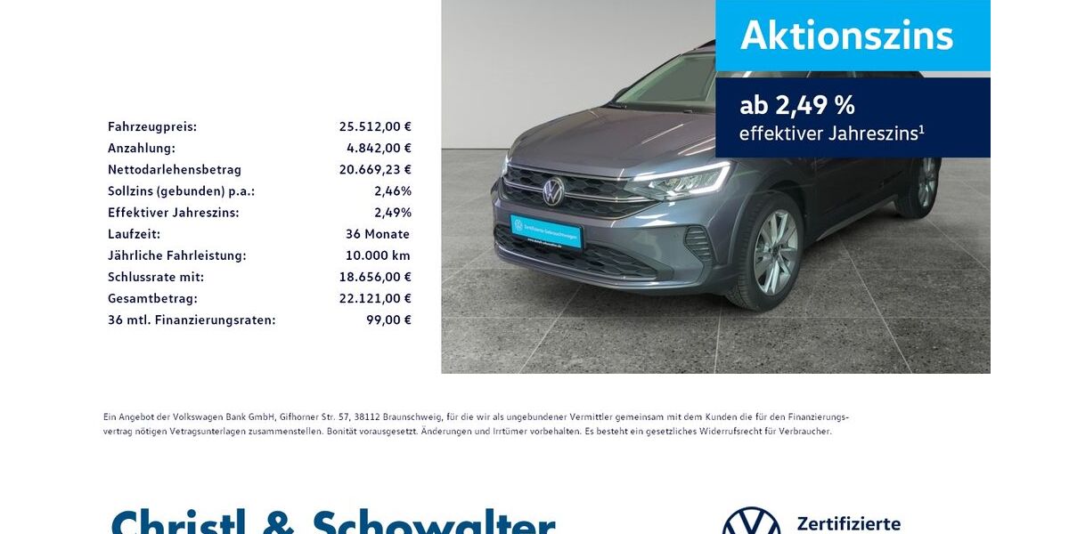 VW Taigo 6.334 km 24.982 &euro; München 81476