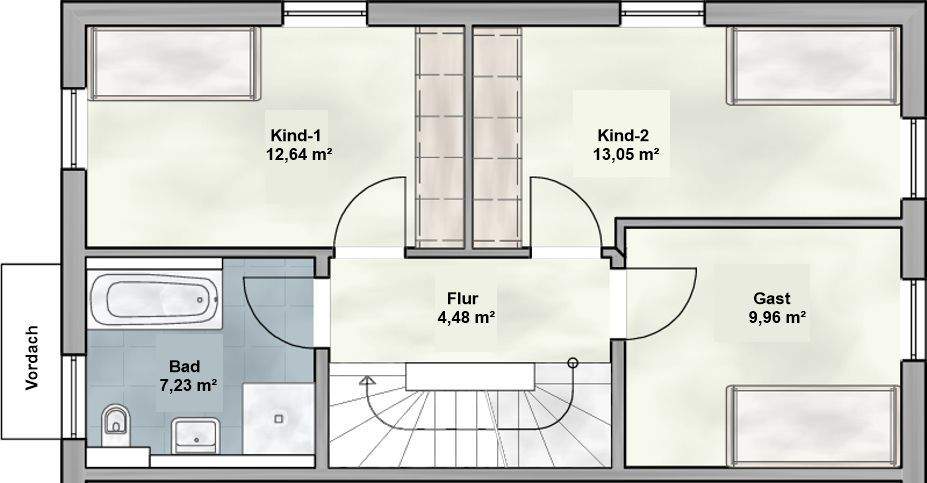 Reihenendhaus München Hadern - 5 Zimmer, 127 m&sup2;, 1.449.000&euro; | Angebot:25768186