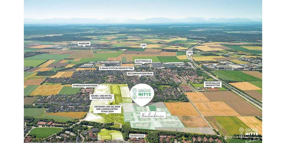 Reihenmittelhaus Kirchheim Heimstetten - 4 Zimmer, 114 m&sup2;, 989.000&euro; | Angebot:25726239