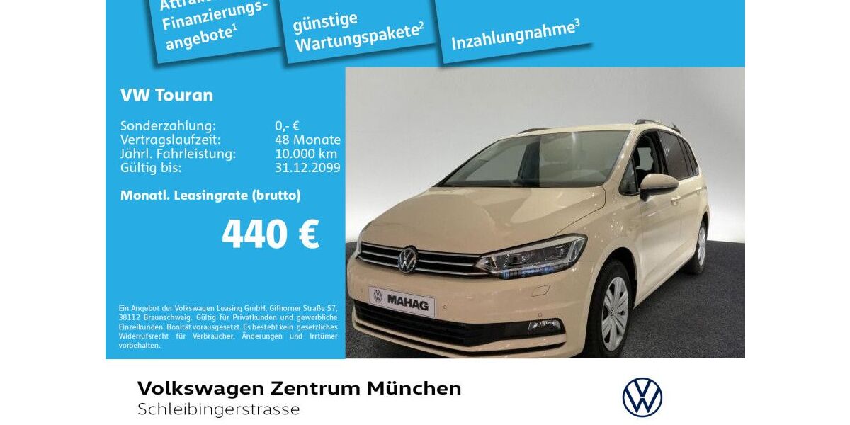 VW Touran 3.000 km 37.480 &euro; München 81669