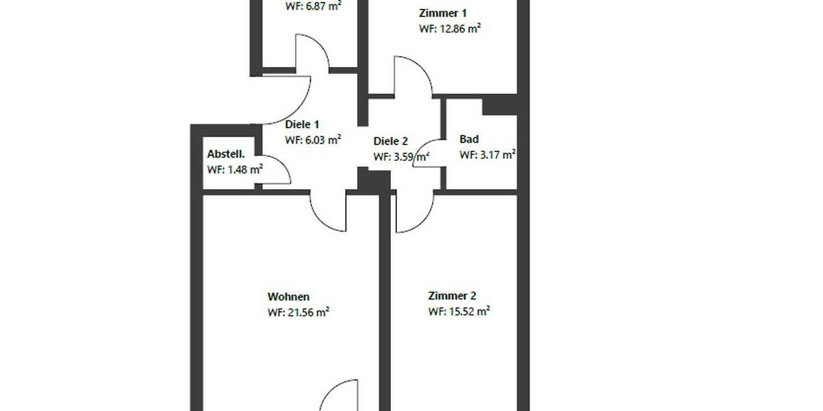 Etagenwohnung München Bogenhausen - 3 Zimmer, 77 m&sup2;, 659.000&euro; | Angebot:26788444