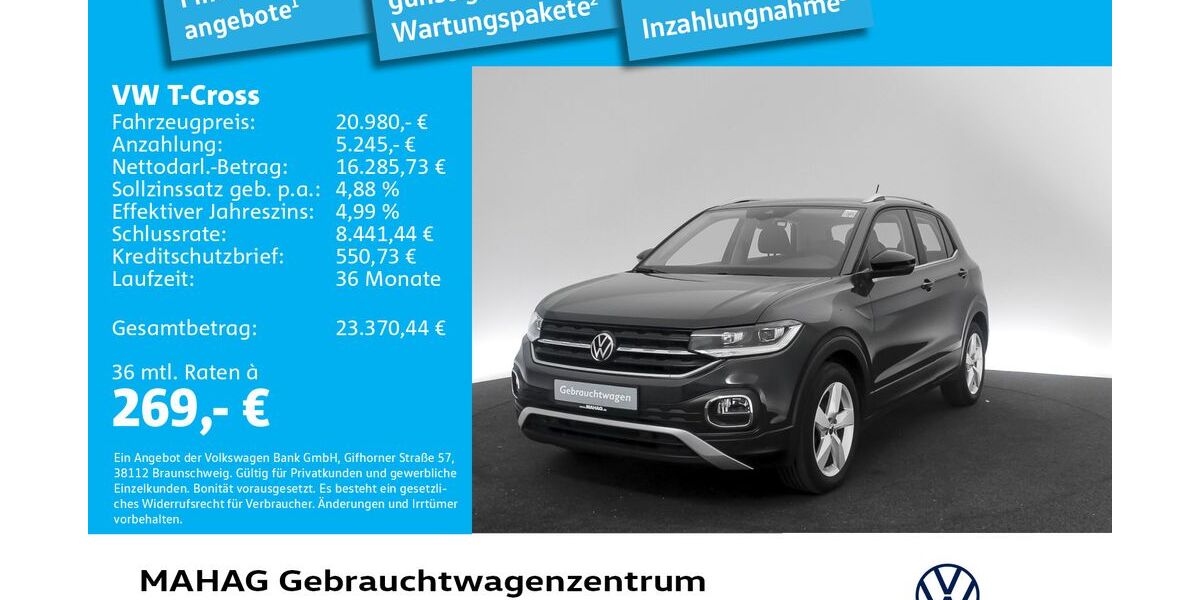 VW T-Cross 41.891 km 20.980 &euro; München 80935