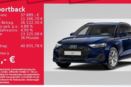 Audi A3 9.304 km 37.889 &euro; Eching 85386