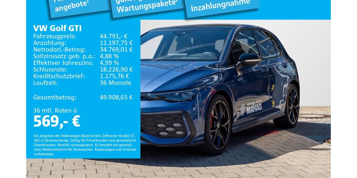VW Golf 3.000 km 44.791 &euro; München 80807