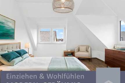 Verlieben & Einziehen | Hell, geräumig & sofort frei | Moderne Dachwohnung mit großer Terrasse 2 zimmer