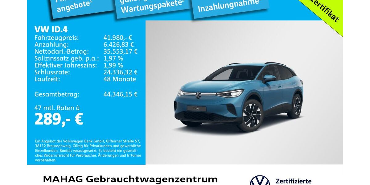 VW ID.4 17.825 km 41.980 &euro; München 80935