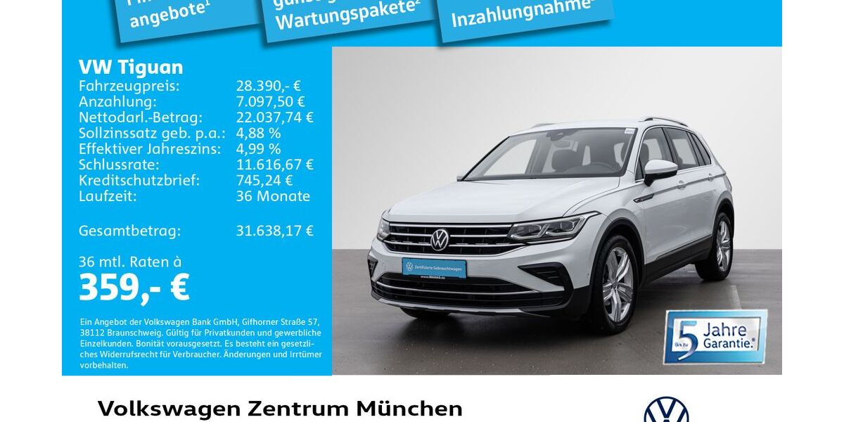 VW Tiguan 43.583 km 28.390 &euro; München 80687