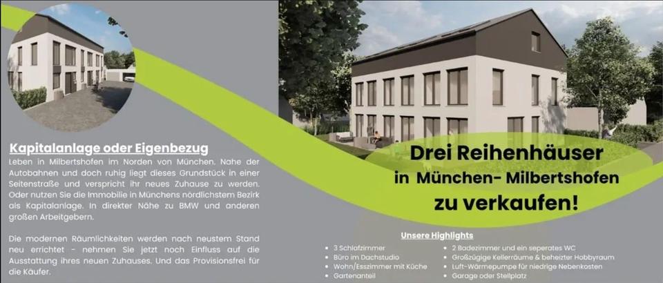 Reihenhaus München Am Hart - 5 Zimmer, 145 m&sup2;, 1.329.995&euro; | Angebot:26199996