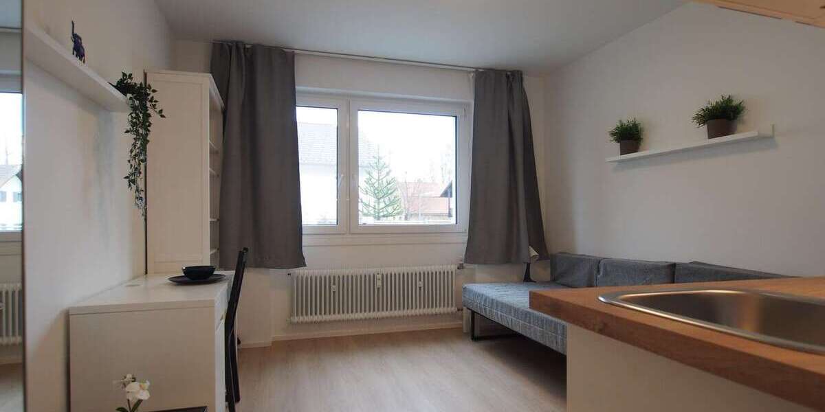 Etagenwohnung München Trudering-Riem - 1 Zimmer, 19 m&sup2;, 650&euro; | Angebot:26661146