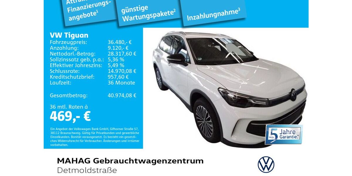 VW Tiguan 14.468 km 36.480 &euro; München 80935