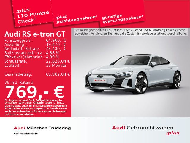 Audi RS e-tron GT 39.588 km 64.521 € München 81825
