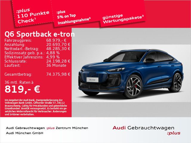 Audi Q6 e-tron 13.288 km 68.979 &euro; Eching 85386