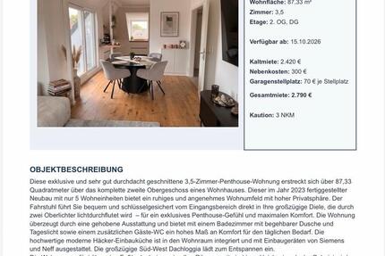 Haus München Trudering - 3.5 Zimmer, 87 m&sup2;, 2.420&euro; | Angebot:27556778