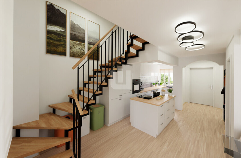 WINDISCH ImmobilieN - Haus in Haus: 4 Zimmer über 2 Etagen zentral & ruhig in Gröbenzell!