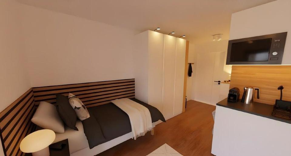 Etagenwohnung Markt Schwaben - 1 Zimmer, 21 m&sup2;, 750&euro; | Angebot:26223300