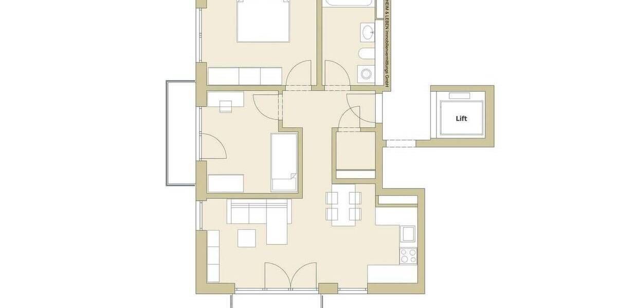 Etagenwohnung München Berg am Laim - 3 Zimmer, 64 m&sup2;, 679.000&euro; | Angebot:26902152
