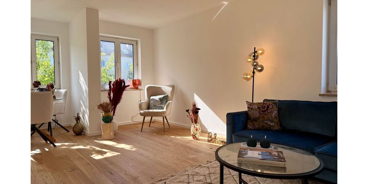 Lichtdurchflutete, frisch renovierte 3-Zimmer-Wohnung mit Balkon in München-Laim – provisionsfr - Appartement München Laim | Angebot:27199926