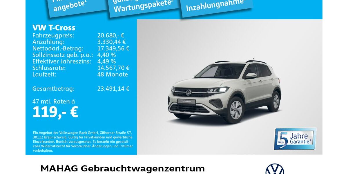 VW T-Cross 3.368 km 20.680 &euro; München 80935