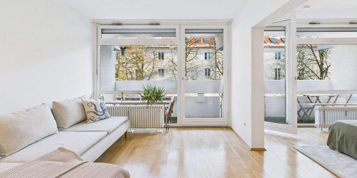 Etagenwohnung München Obergiesing - 2 Zimmer, 53 m&sup2;, 415.000&euro; | Angebot:25726009