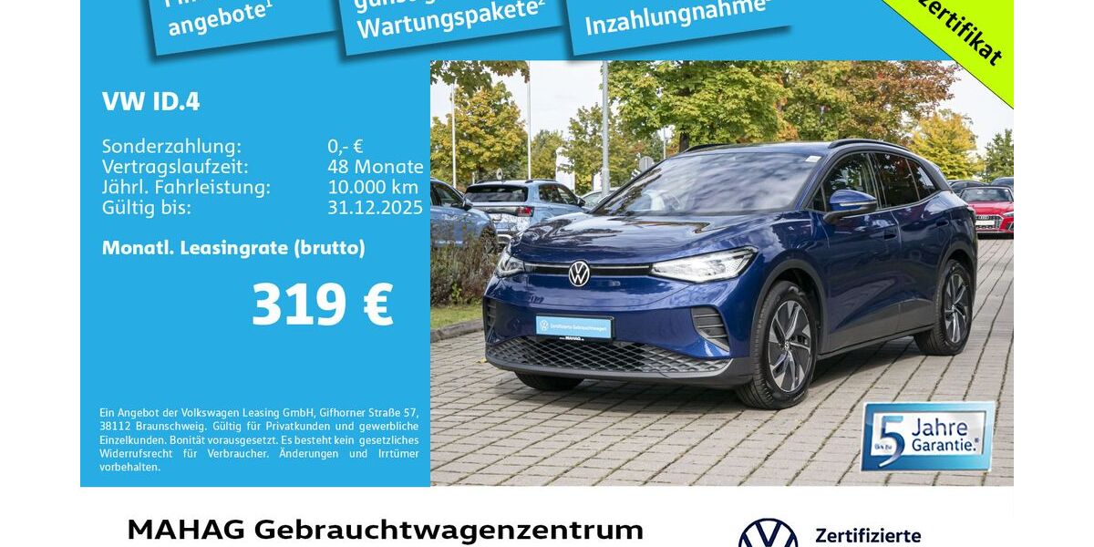 VW ID.4 13.122 km 35.988 € München 80935