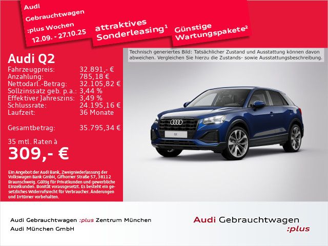 Audi Q2 7.552 km 31.973 € Eching 85386
