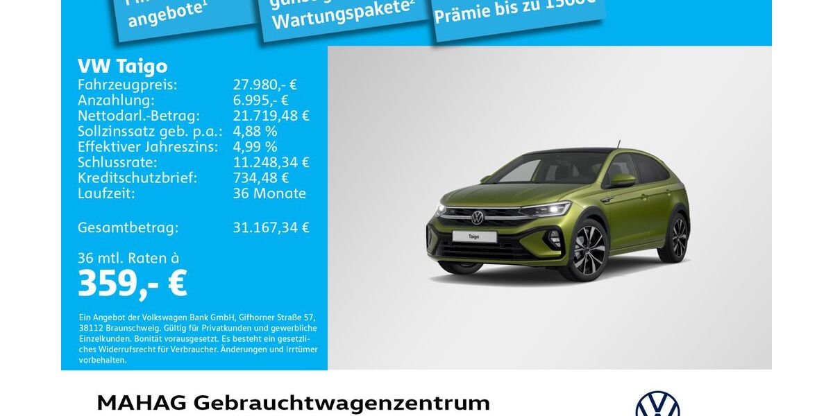 VW Taigo 46.869 km 27.980 &euro; München 80935