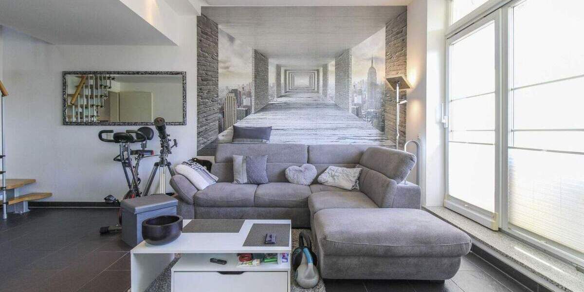 Gesamtfläche ca. 95 m²: Lichtverwöhnter 2,5-Zimmer-Maisonettetraum mit 2 Balkonen in ruhiger Lage 2 zimmer