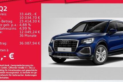 Audi Q2 21.638 km 33.449 &euro; Eching 85386