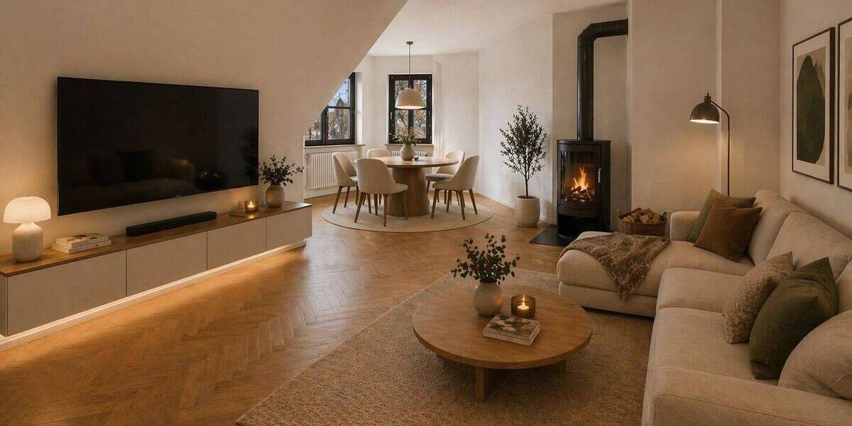 Etagenwohnung München Neuhausen-Nymphenburg - 3 Zimmer, 111 m&sup2;, 975.000&euro; | Angebot:26376718