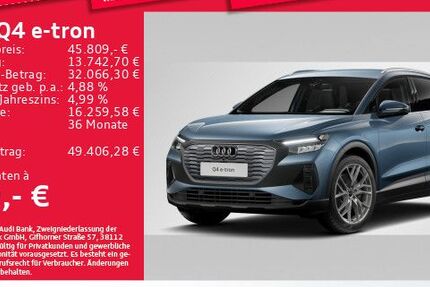 Audi Q4 e-tron 5.969 km 45.809 &euro; Eching 85386