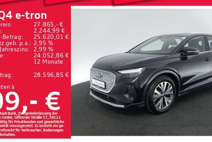 Audi Q4 e-tron 28.246 km 27.216 € München 80935