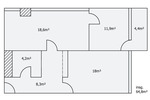 Etagenwohnung München Giesing - 3 Zimmer, 65 m&sup2;, 489.000&euro; | Angebot:25845315