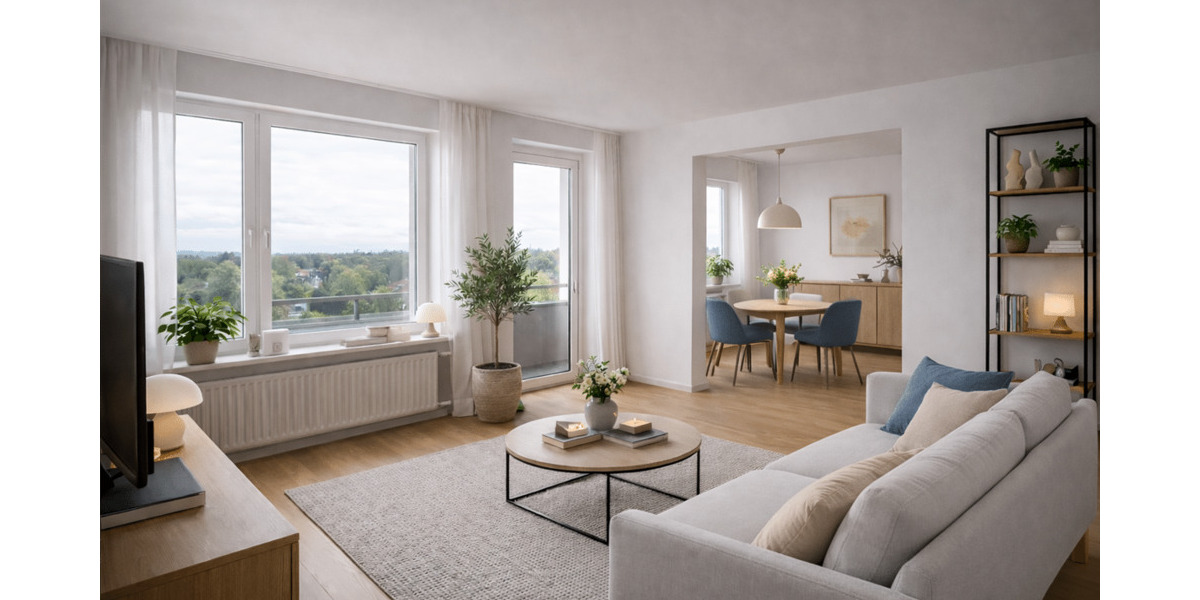 Etagenwohnung Unterhaching - 3 Zimmer, 102 m&sup2;, 1.822&euro; | Angebot:26594752