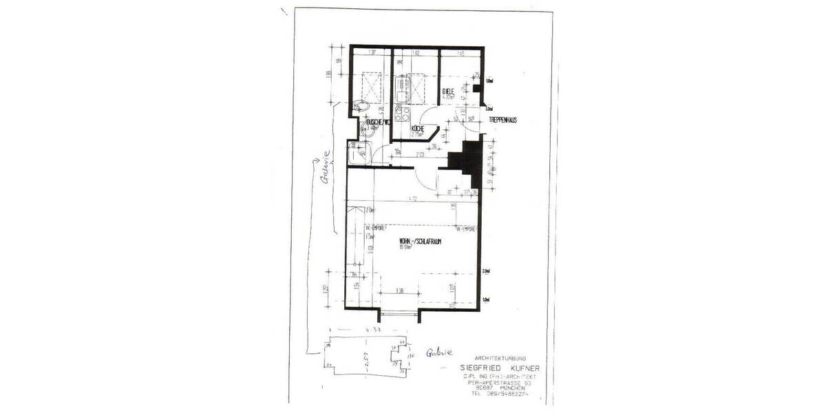 Etagenwohnung München Sendling-Westpark - 2 Zimmer, 55 m&sup2;, 380.000&euro; | Angebot:26023399