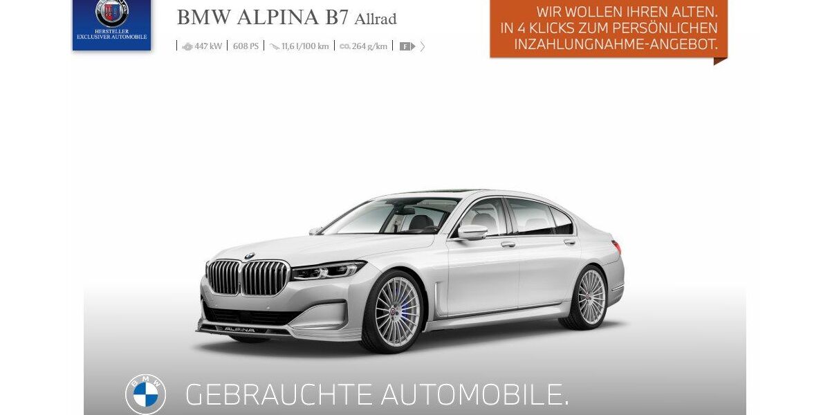 Alpina B7 75.315 km 119.912 &euro; München 80939