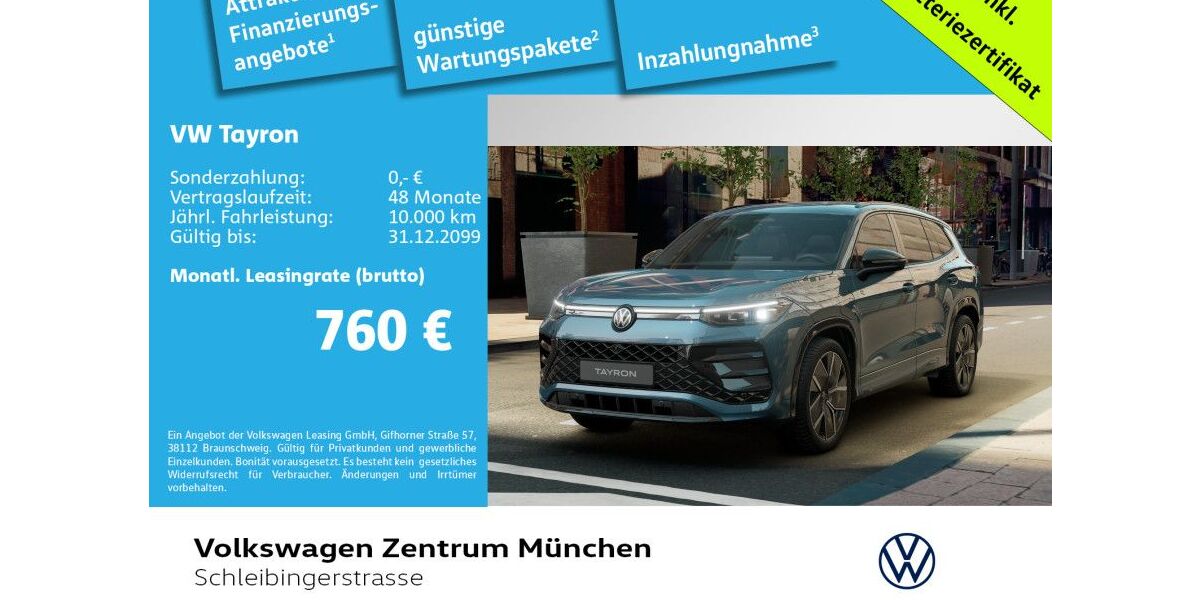 VW Tayron 3.000 km 59.990 &euro; München 81669