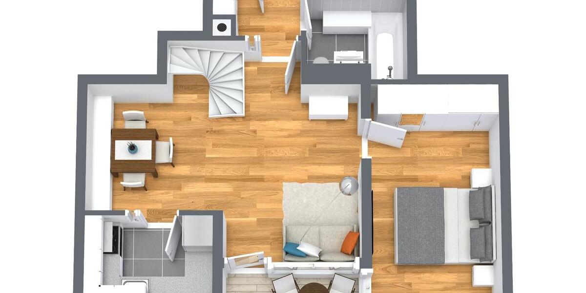 Maisonettenwohnung Unterschleißheim - 3 Zimmer, 75 m&sup2;, 448.000&euro; | Angebot:26399355