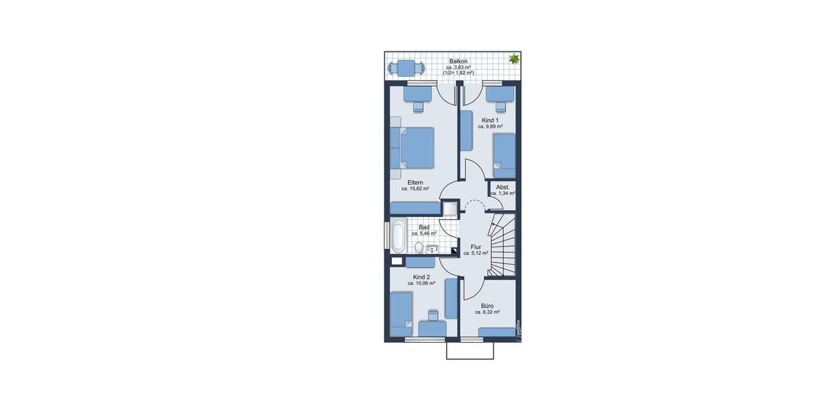 Doppelhaushälfte München Trudering-Riem - 4 Zimmer, 110 m&sup2;, 749.000&euro; | Angebot:26080355