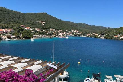 1. Reihe Meer: 4-Zimmer Wohnung mit Bootsanlegeplatz Korcula 4 zimmer