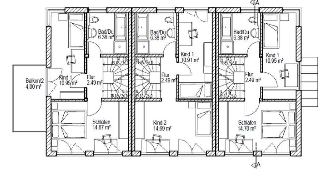 Reihenendhaus Lochhausen Aubing-Lochhausen-Langwied - 5 Zimmer, 114 m&sup2;, 1.088.000&euro; | Angebot:25726338