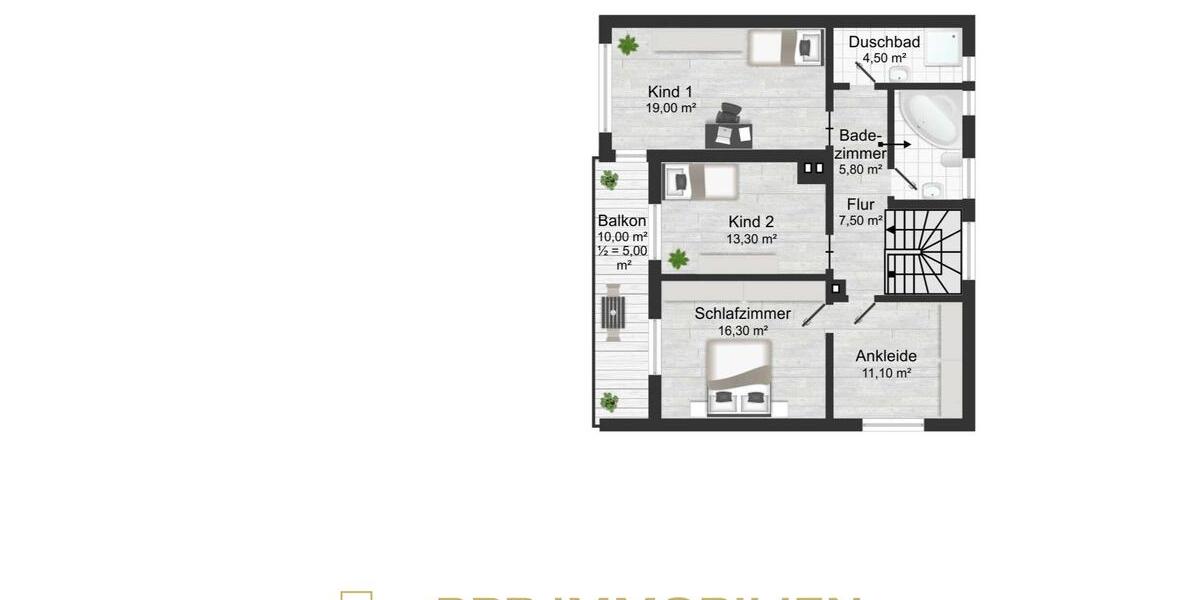 Einfamilienhaus München Trudering-Riem - 7 Zimmer, 163 m&sup2;, 2.995&euro; | Angebot:26178123