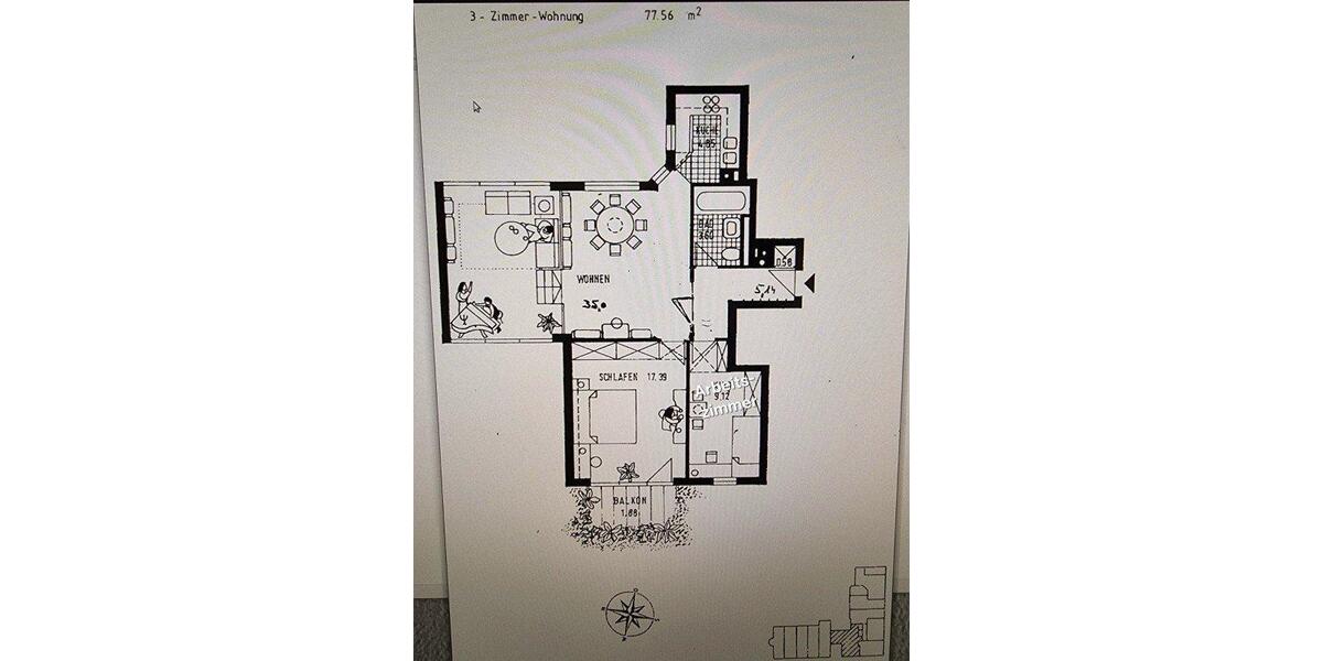 Etagenwohnung München Au-Haidhausen - 3 Zimmer, 77 m&sup2;, 611.000&euro; | Angebot:26665850