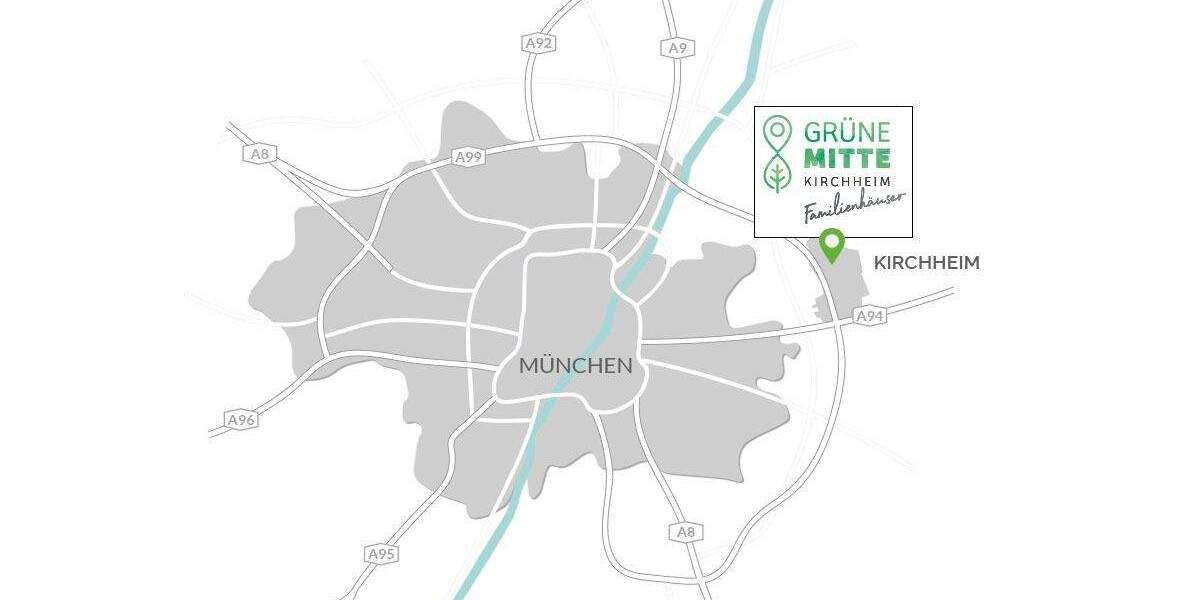 Reihenmittelhaus Kirchheim Heimstetten - 4 Zimmer, 114 m&sup2;, 989.000&euro; | Angebot:25726239