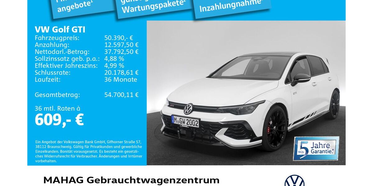 VW Golf 2.000 km 50.390 &euro; München 80935