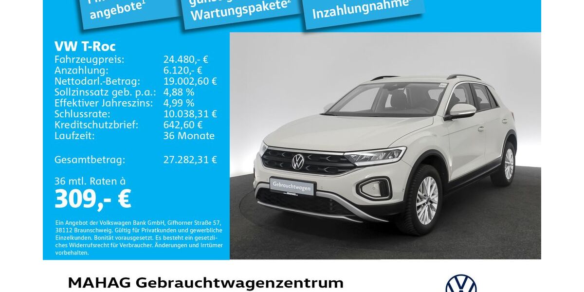 VW T-Roc 40.385 km 24.480 &euro; München 80935