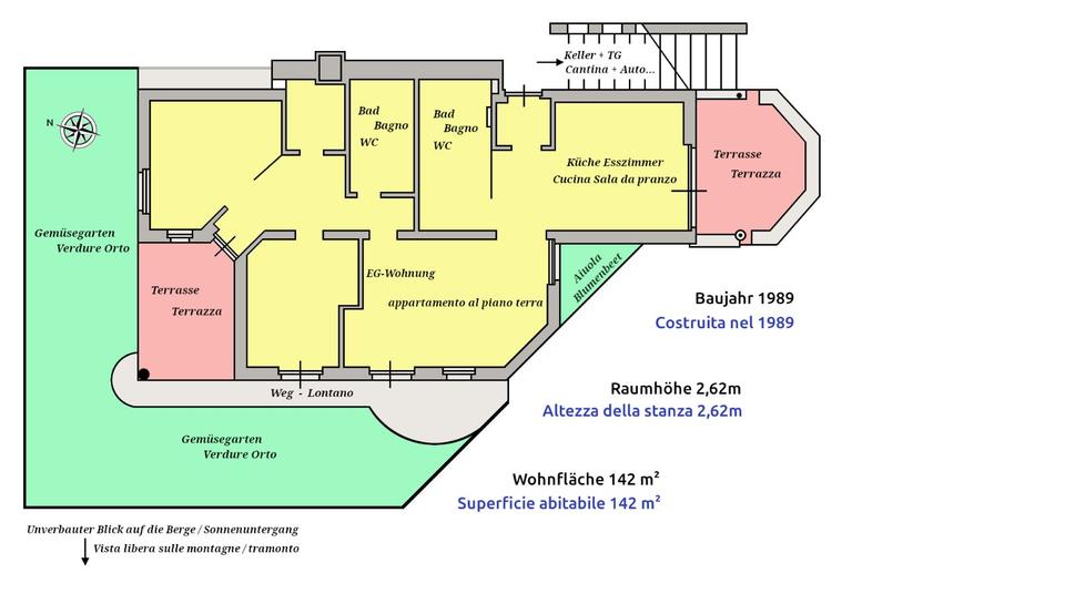 Erdgeschoßwohnung München Altstadt-Lehel - 4 Zimmer, 142 m&sup2;, 710.000&euro; | Angebot:26998850