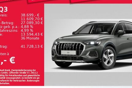 Audi Q3 5.541 km 38.699 &euro; Eching 85386