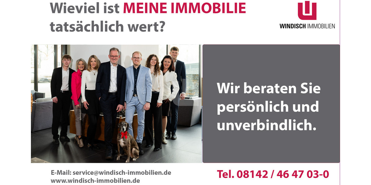 WINDISCH - Gepflegte und sonnige 3-Zimmer- Gartenwohnung zentral in Gilching - nur 40m zur S-Bahn! - Erdgeschoßwohnung Gilching | Angebot:25902647